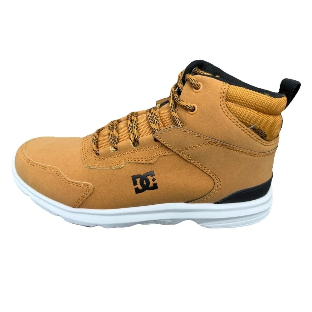 DC shoes Men's Multiny Water Resistance Boots Wheat/black Size 6.5 New